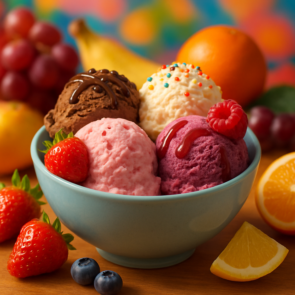 Assortiment de glaces