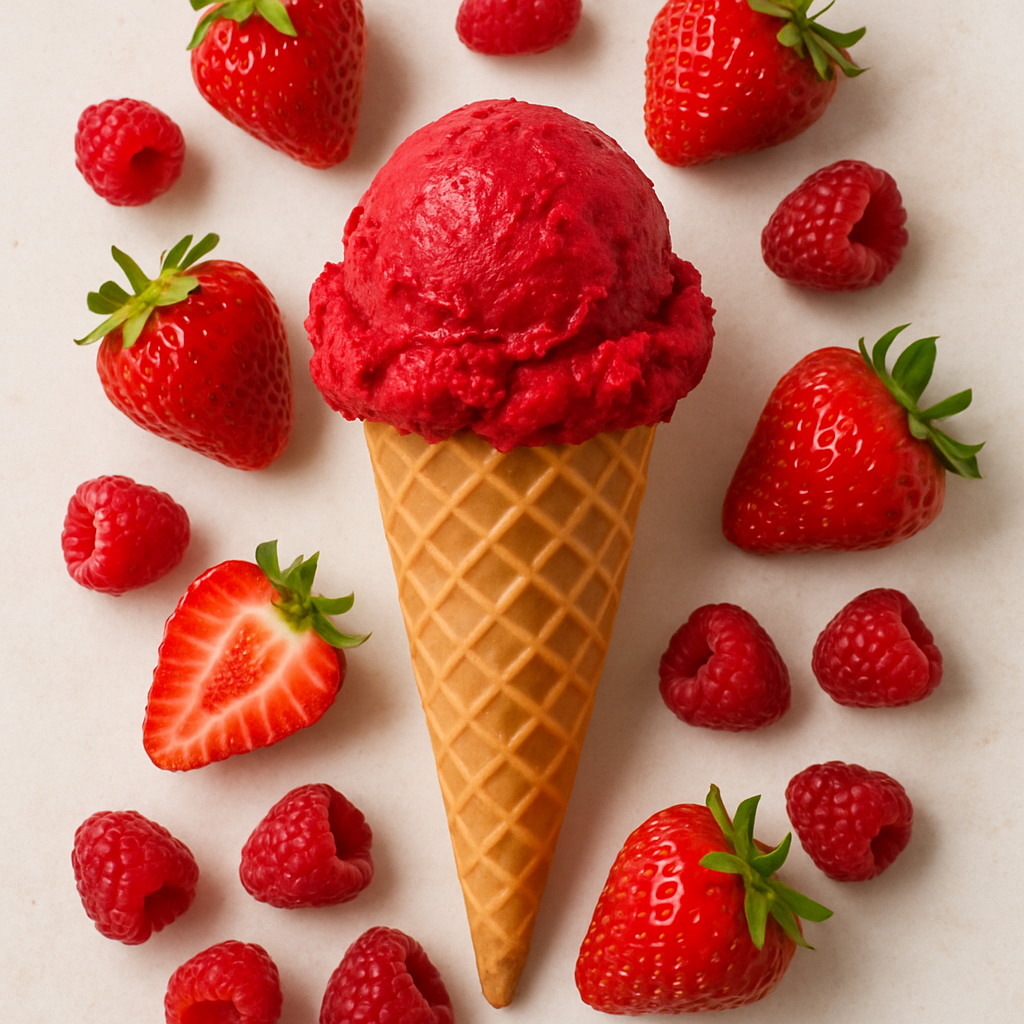 Glace aux Fruits Rouges